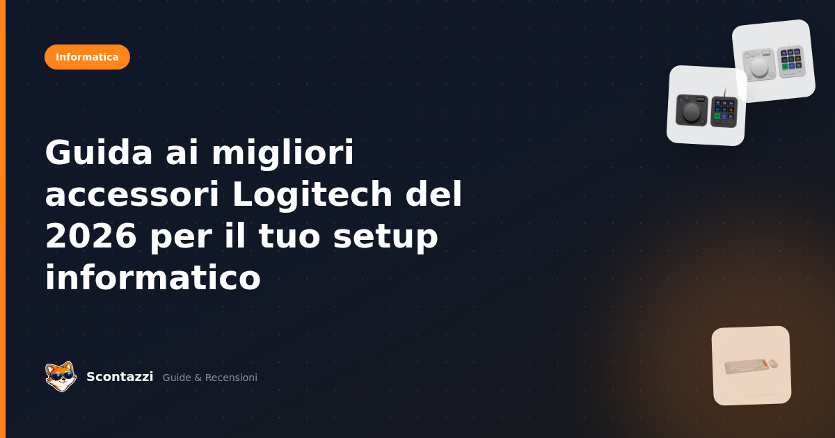 Guida ai migliori accessori Logitech del 2026 per il tuo setup informatico