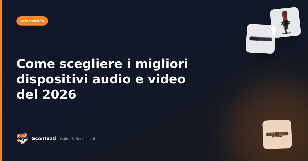 Come scegliere i migliori dispositivi audio e video del 2026