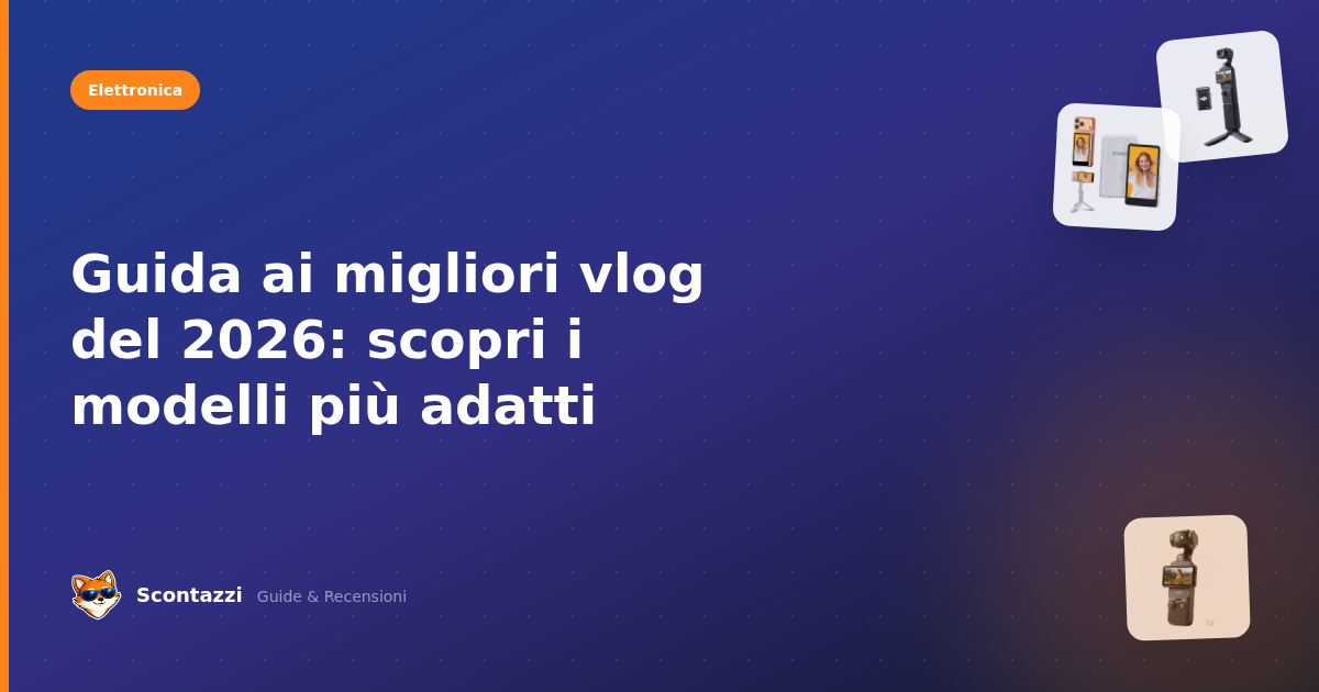 Guida ai migliori vlog del 2026: scopri i modelli più adatti