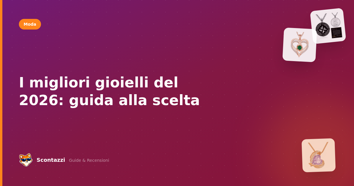 I migliori gioielli del 2026: guida alla scelta