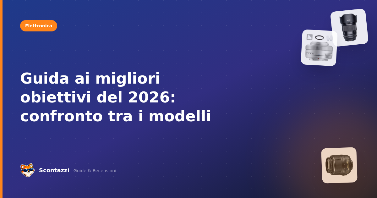 Guida ai migliori obiettivi del 2026: confronto tra i modelli