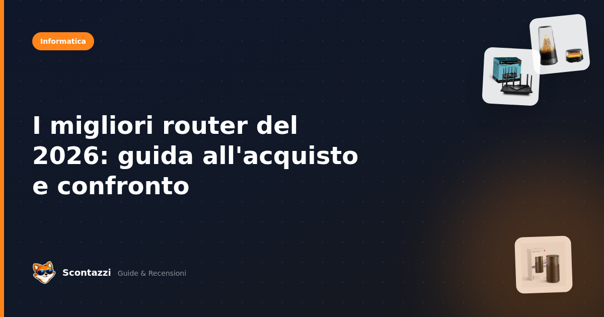 I migliori router del 2026: guida all'acquisto e confronto